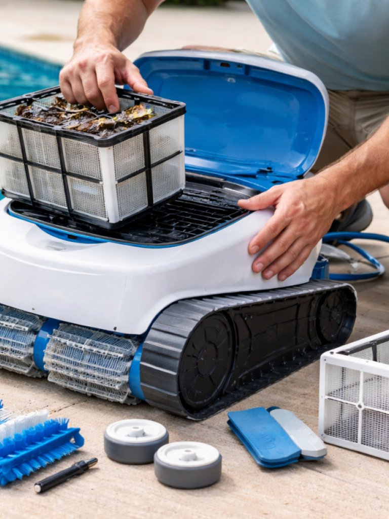 Mantenimiento del limpiafondos