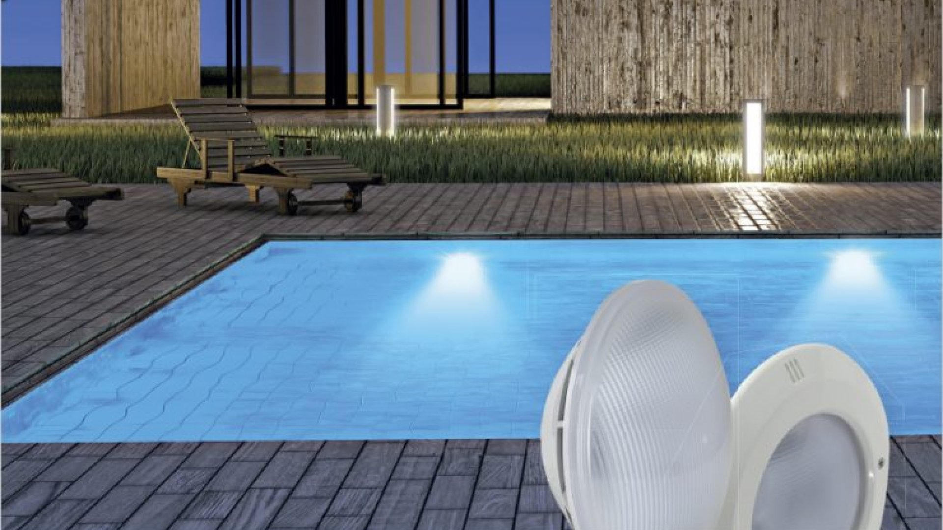 Luces LED para iluminar tu piscina de forma eficiente