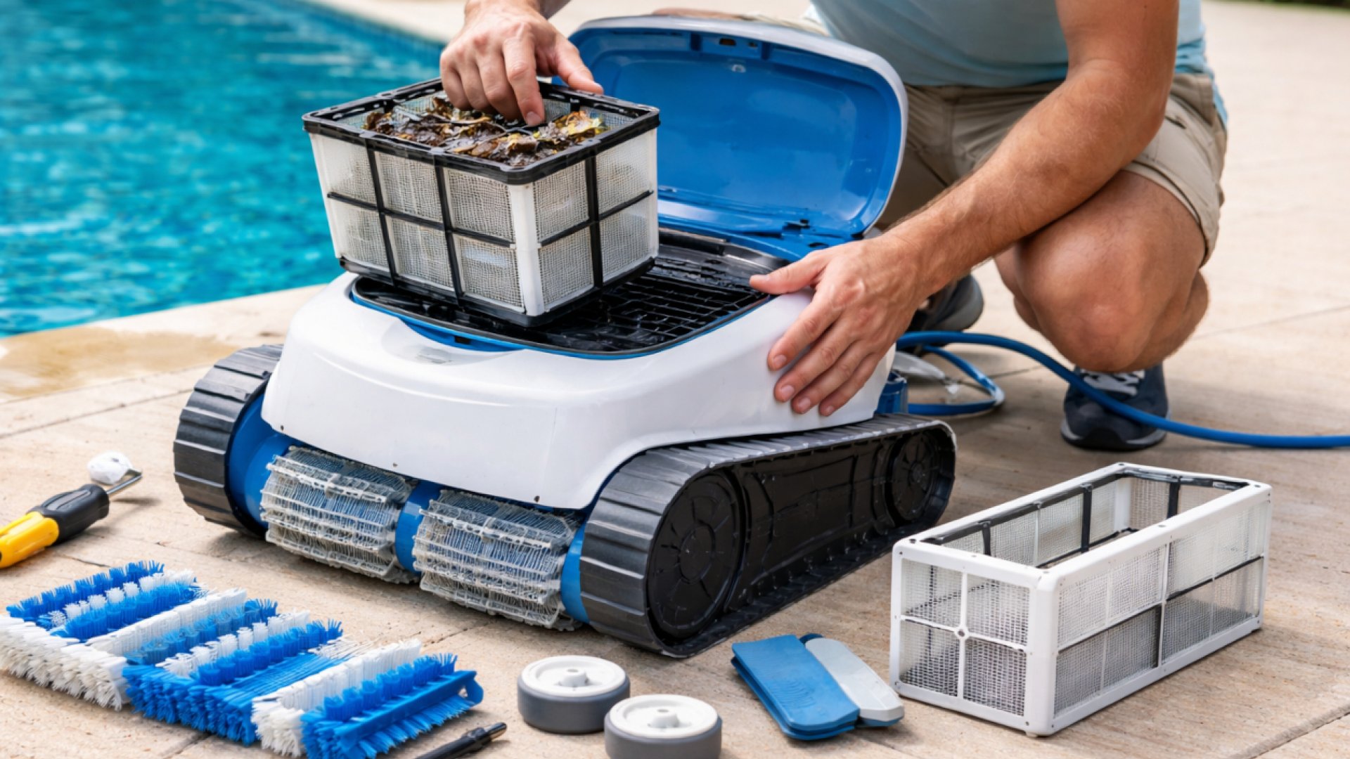 Mantenimiento del limpiafondos